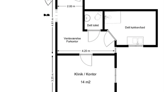 Kliniklokaler til leje i Hellerup - billede 1